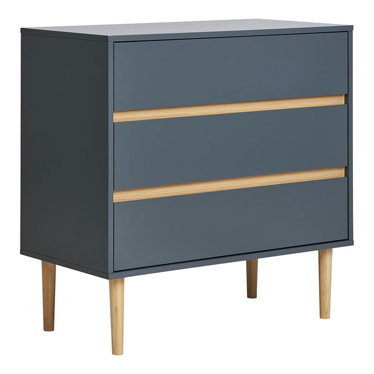 Bisley Chest - 3 Drawer - Dark Grey
