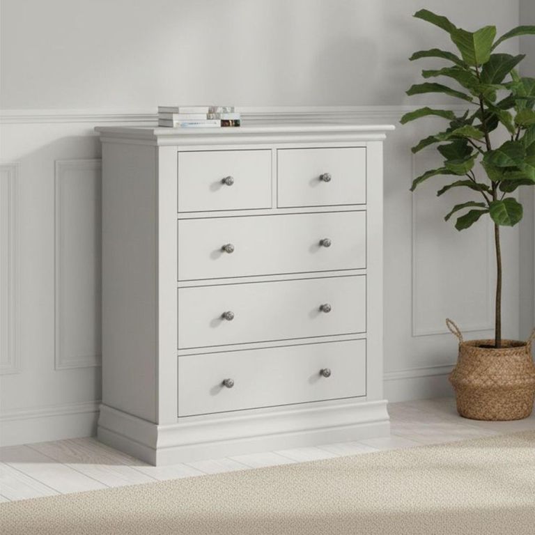 Bordeaux Chest - 2+3 Drawer - Cotton