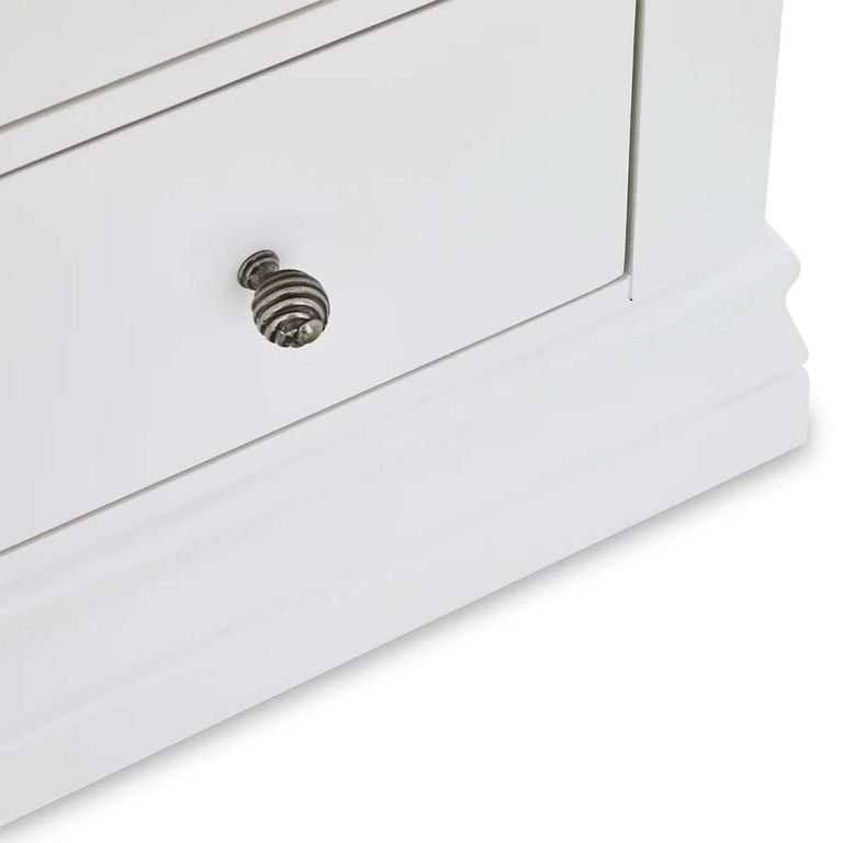 Bordeaux Chest - 2+3 Drawer - White