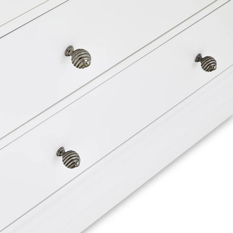 Bordeaux Chest - 2+3 Drawer - White