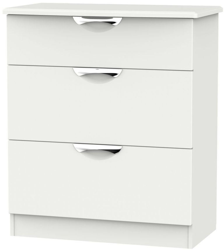 Camden Grey 3 Drawer Deep Chest
