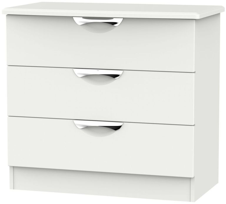 Camden Grey 3 Drawer Small Chest