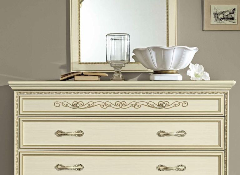 Torriani Dresser - Single - Ivory