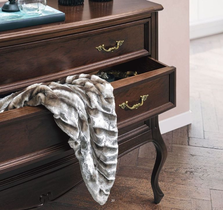 Verdi Chest - 3 Drawer - Walnut - French Style