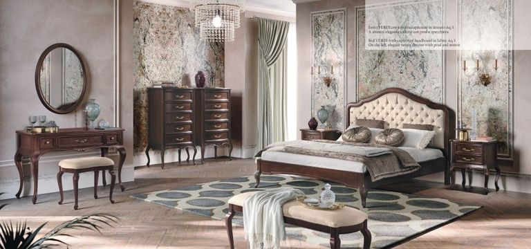 Verdi Chest - 5 Drawer - Midi - Walnut - French Style