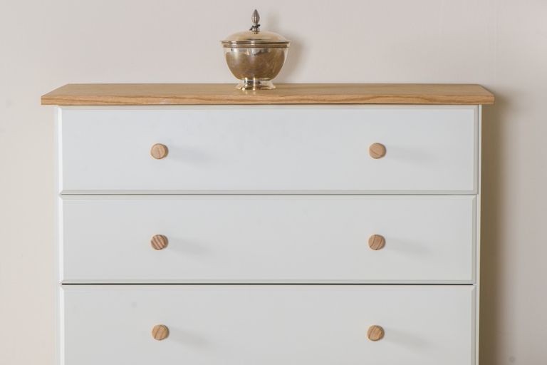Colorado White 5 Drawer Chest