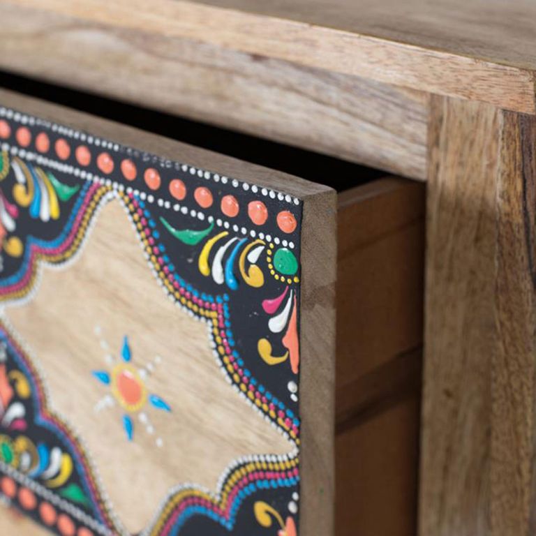 Chieti Chest - Mango Wood - Painted - 3 Drawer