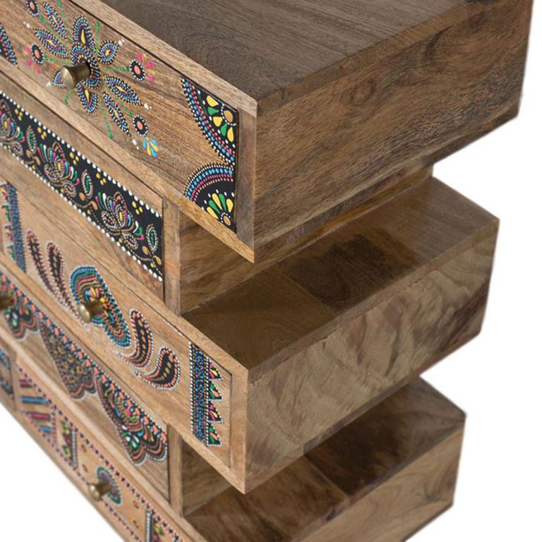 Chieti Chest - Mango Wood - Painted - 8 Drawer