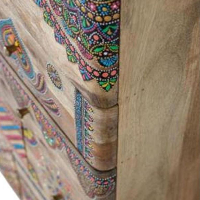 Chieti Chest - Mango Wood - Painted - Multi Drawer