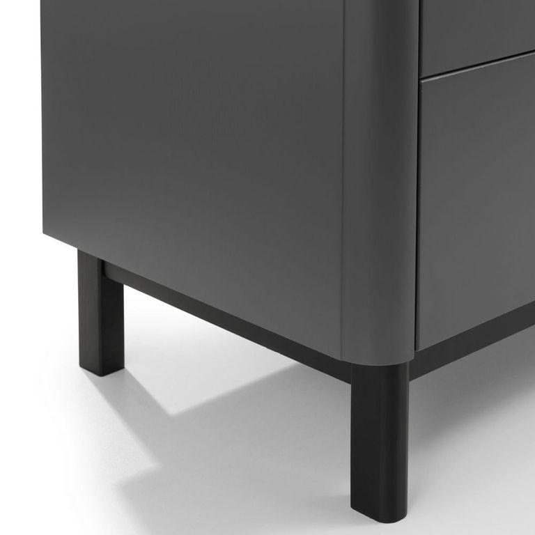 Chloe Chest of Drawers - 6 Drawer - Wide - Grey