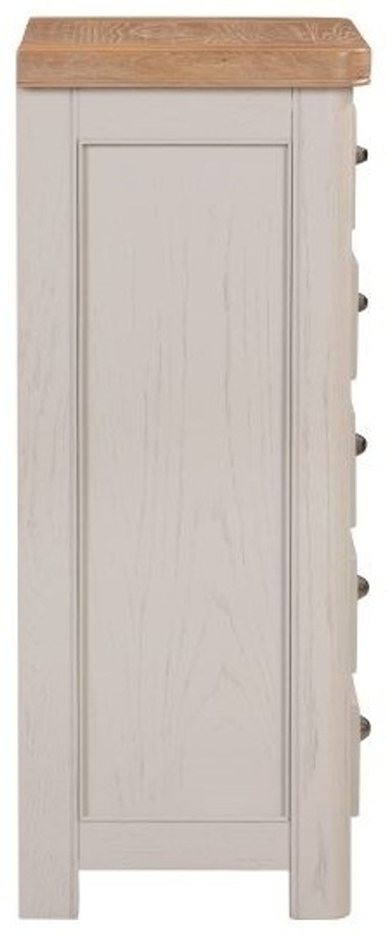 Clarion Chest - 5 Drawer - Tall - Oak and Grey
