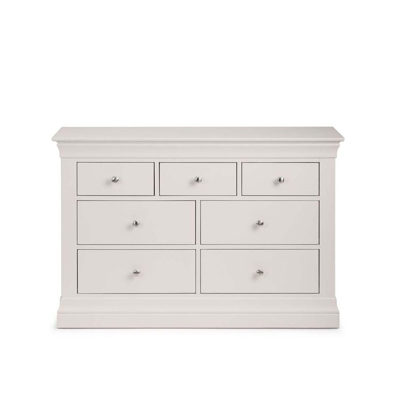 Clermont Chest of Drawers - 4+3 Drawer - Soft Grey