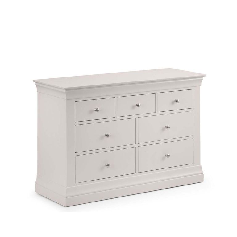 Clermont Chest of Drawers - 4+3 Drawer - Soft Grey