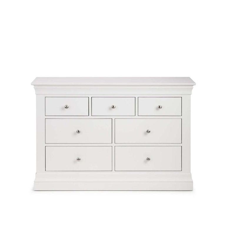 Clermont Chest of Drawers - 4+3 Drawer - White
