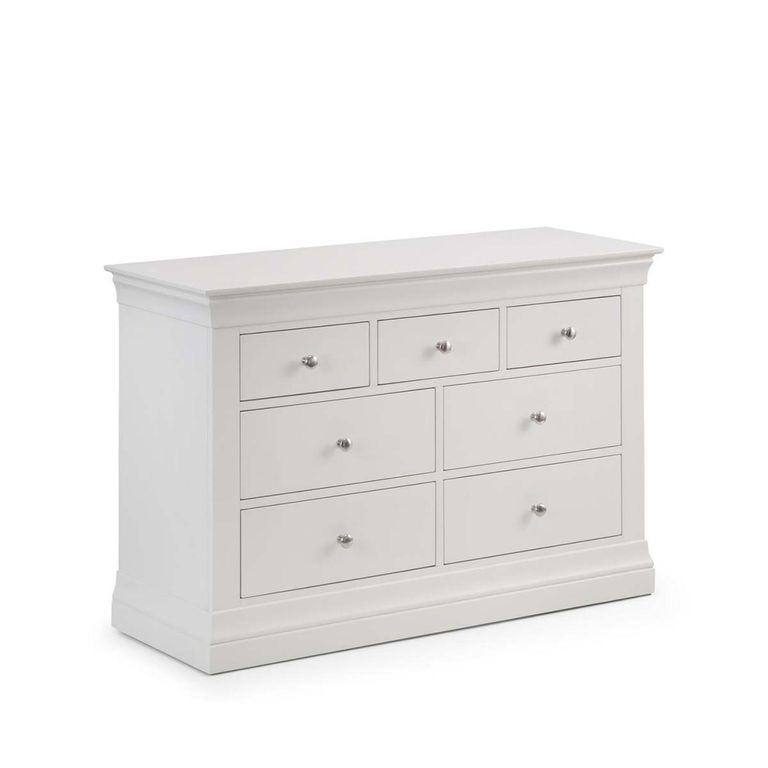 Clermont Chest of Drawers - 4+3 Drawer - White
