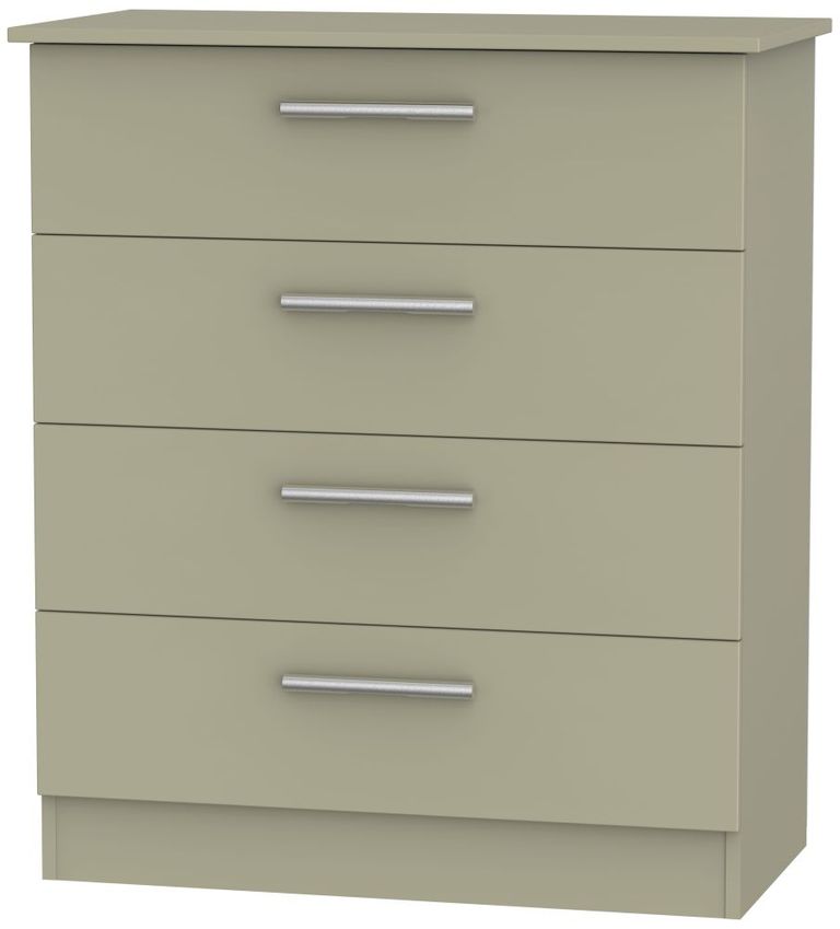 Contrast Mushroom 4 Drawer Chest