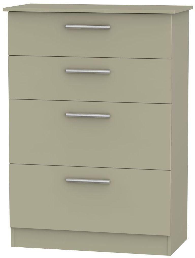 Contrast Mushroom 4 Drawer Deep Chest