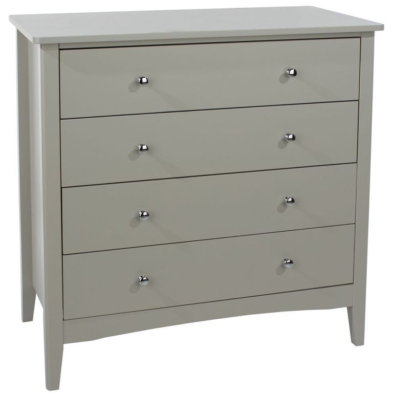 Como Grey Painted 4 Drawer Chest