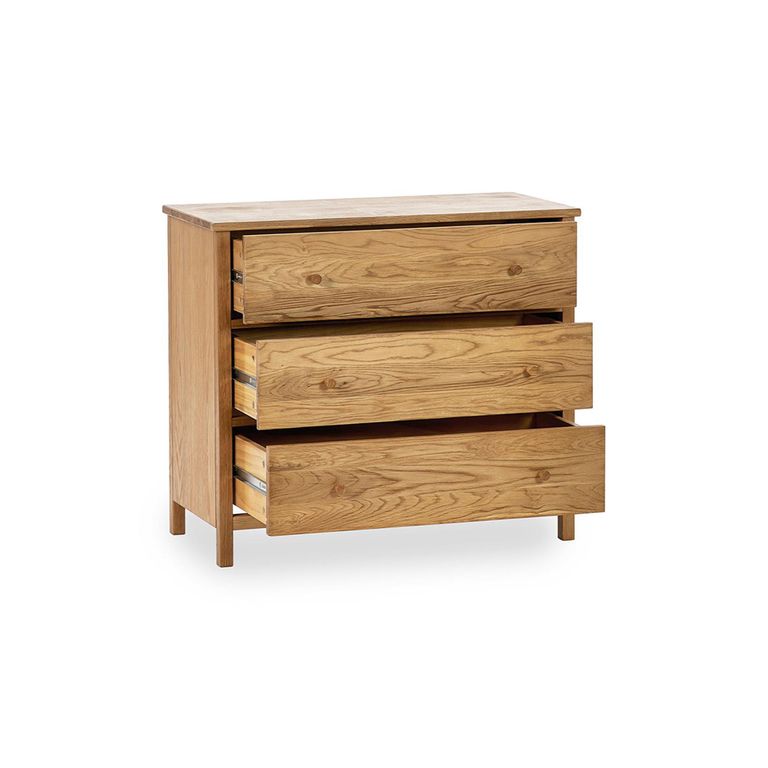 Coxmoor Chest of Drawers - 3 Drawer - Oak