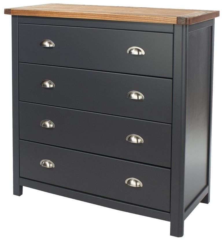 Dunkeld Blue 4 Drawer Chest