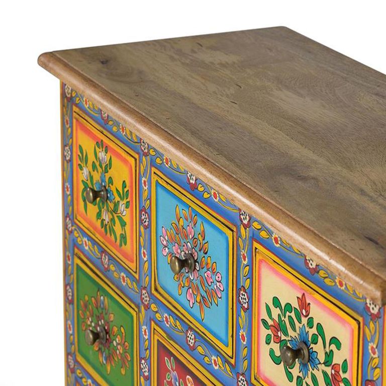 Dibble Chest - Mango Wood - Painted - Multi Drawer