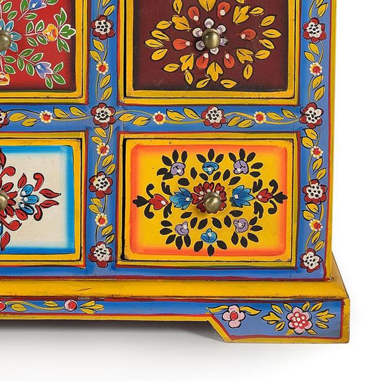Dibble Chest - Mango Wood - Painted - Multi Drawer