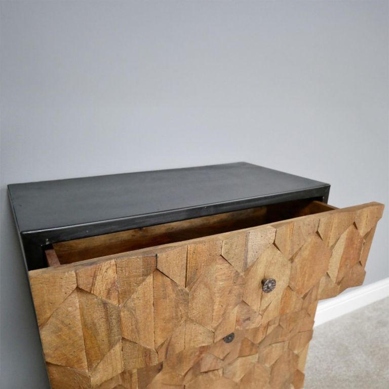 Chest - 3 Drawer - Wooden - Wood