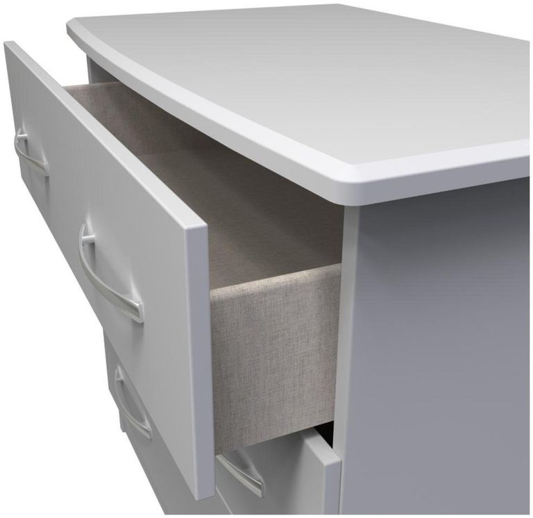 Eve Grey 3 Drawer Small Chest