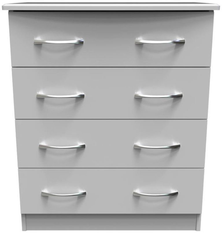 Eve Grey 4 Drawer Chest