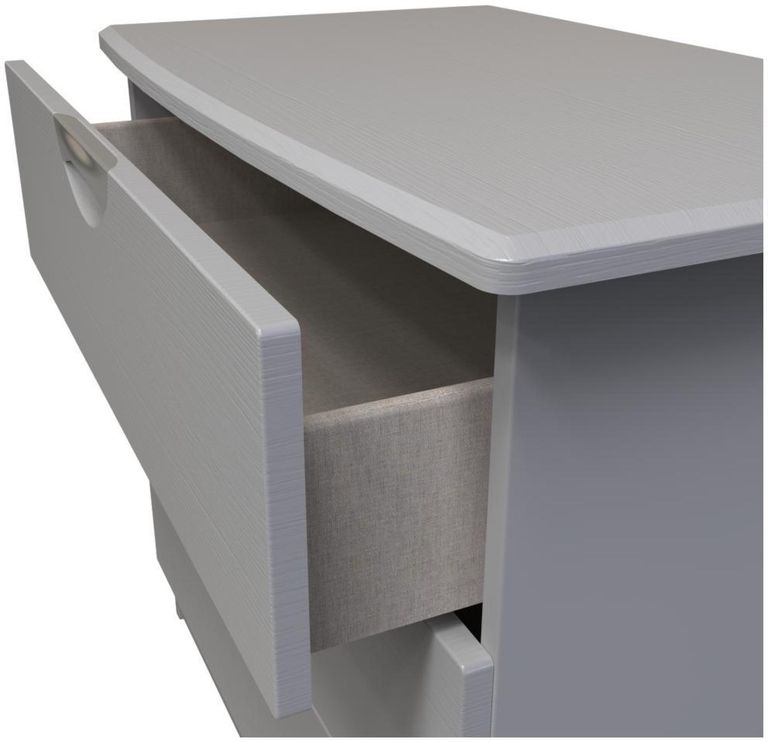 Flora Grey Ash 3 Drawer Small Chest