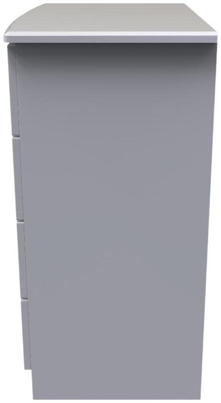 Flora Grey Ash 4 Drawer Chest