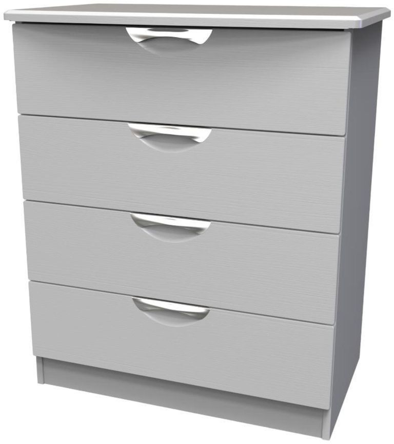 Flora Grey Ash 4 Drawer Chest