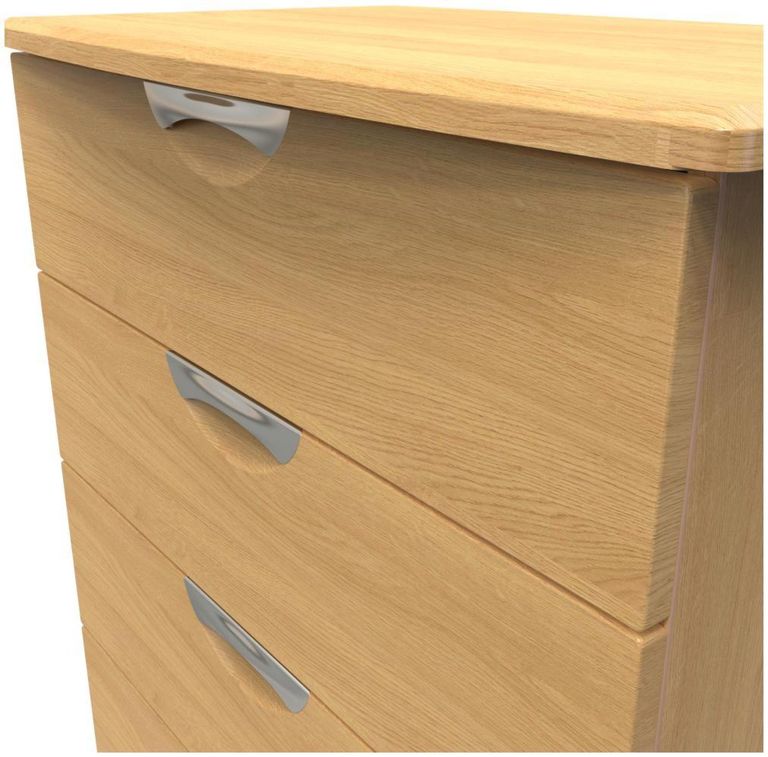 Flora Oak Effect 4 Drawer Chest