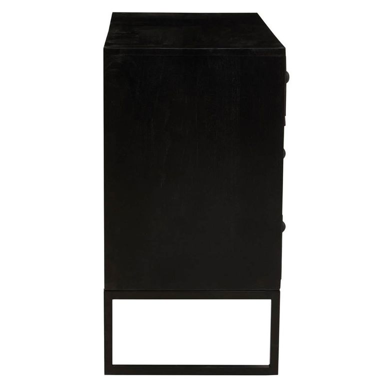 Fusion Chest - 3 Drawer - Black Bone Inlay