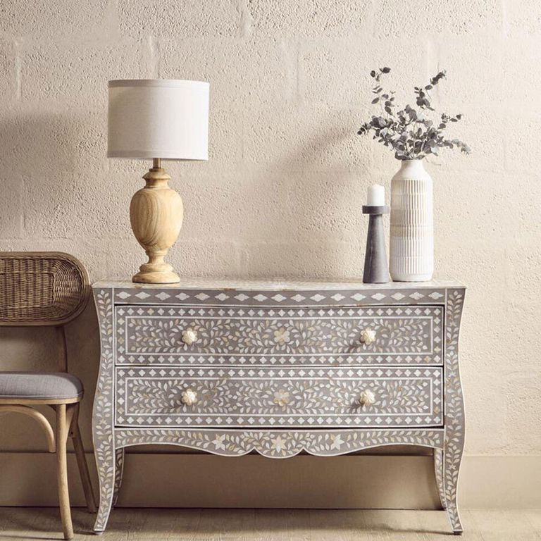 Fusion Chest - 2 Drawer - Grey Inlay