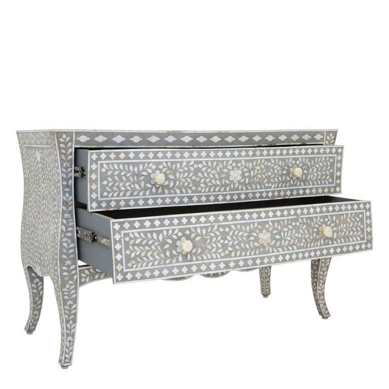 Fusion Chest - 2 Drawer - Grey Inlay
