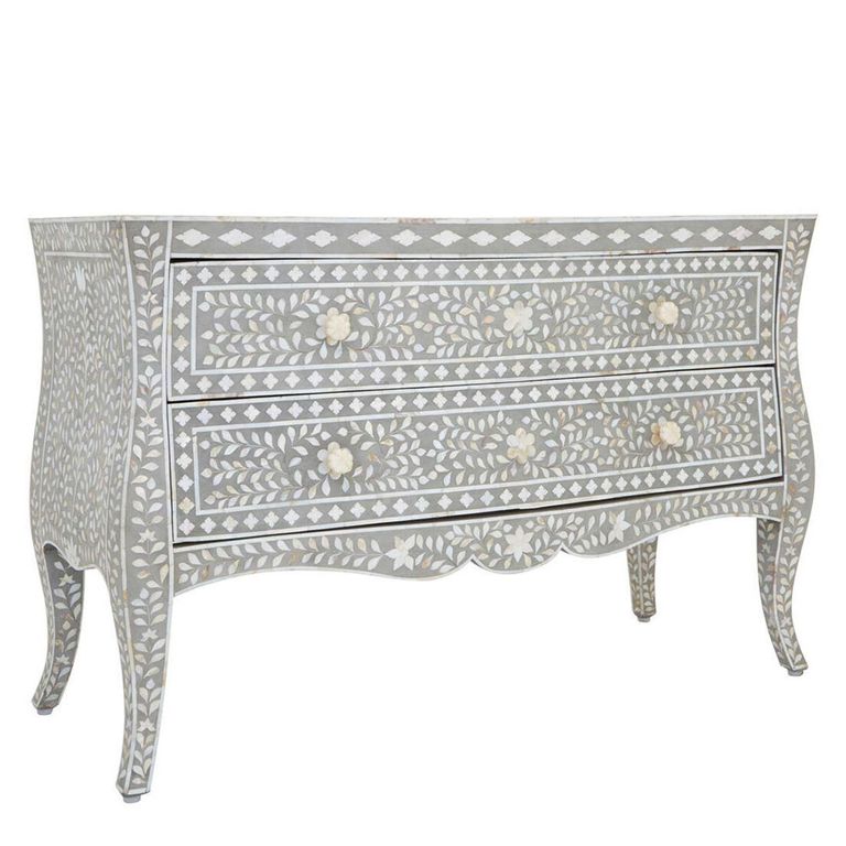 Fusion Chest - 2 Drawer - Grey Inlay