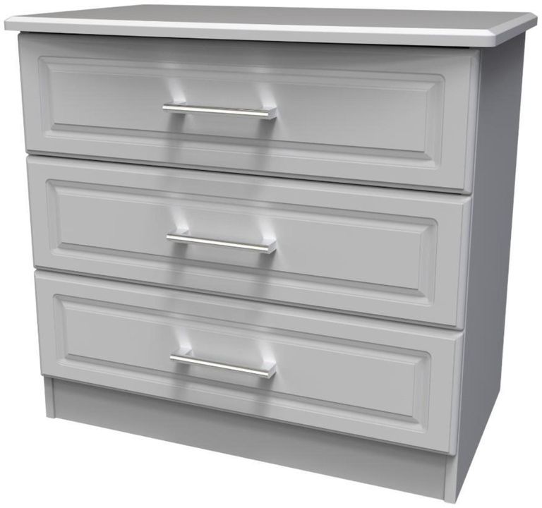 Gina Grey 3 Drawer Small Chest