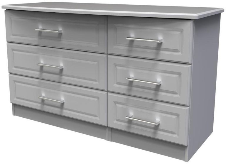 Gina Grey 6 Drawer Midi Dresser