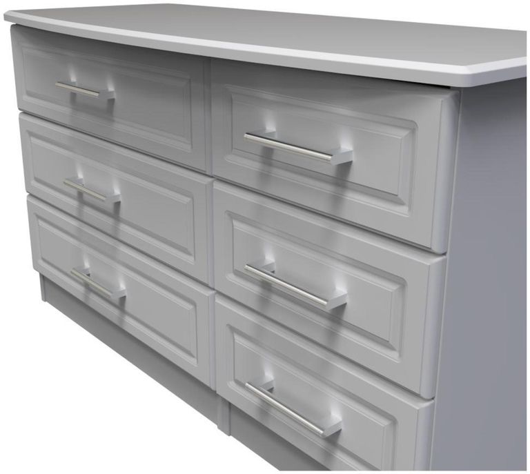 Gina Grey 6 Drawer Midi Dresser