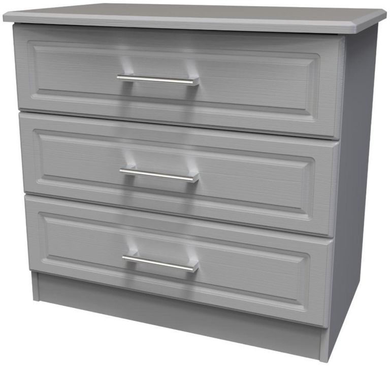 Gina Grey Ash 3 Drawer Small Chest