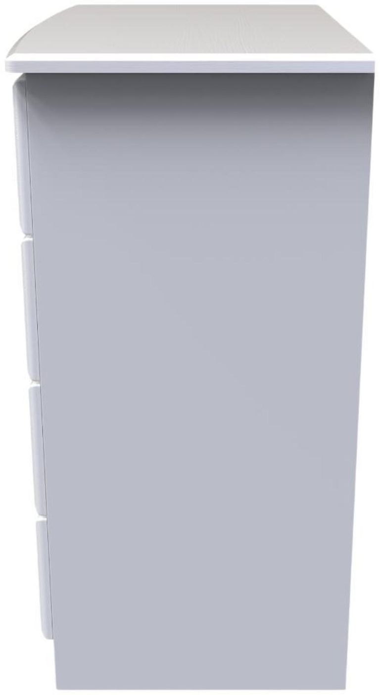 Gina White 4 Drawer Chest