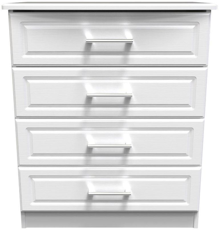 Gina White 4 Drawer Chest