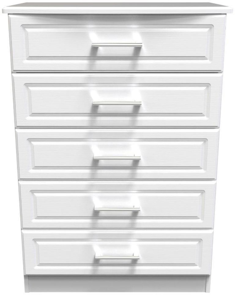 Gina White 5 Drawer Chest