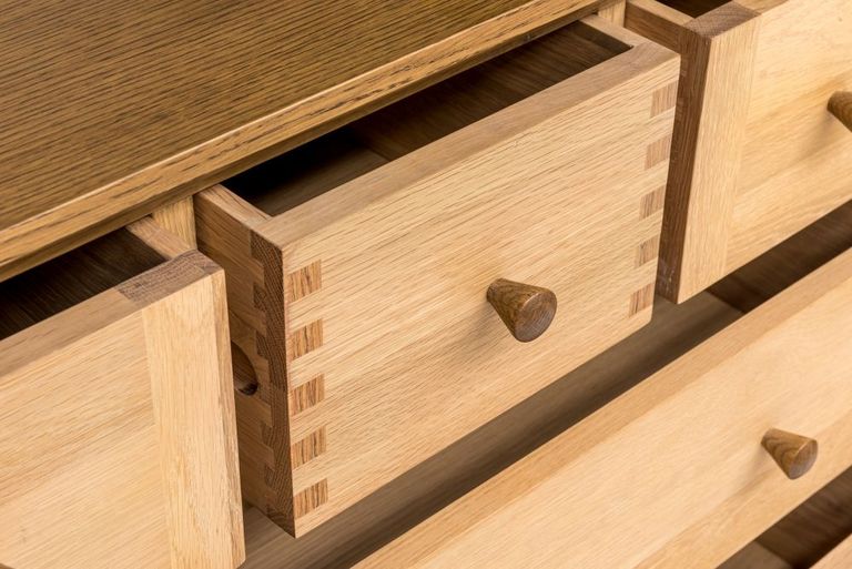 Grace Natural Oak 3 Over 3 Drawer Chest