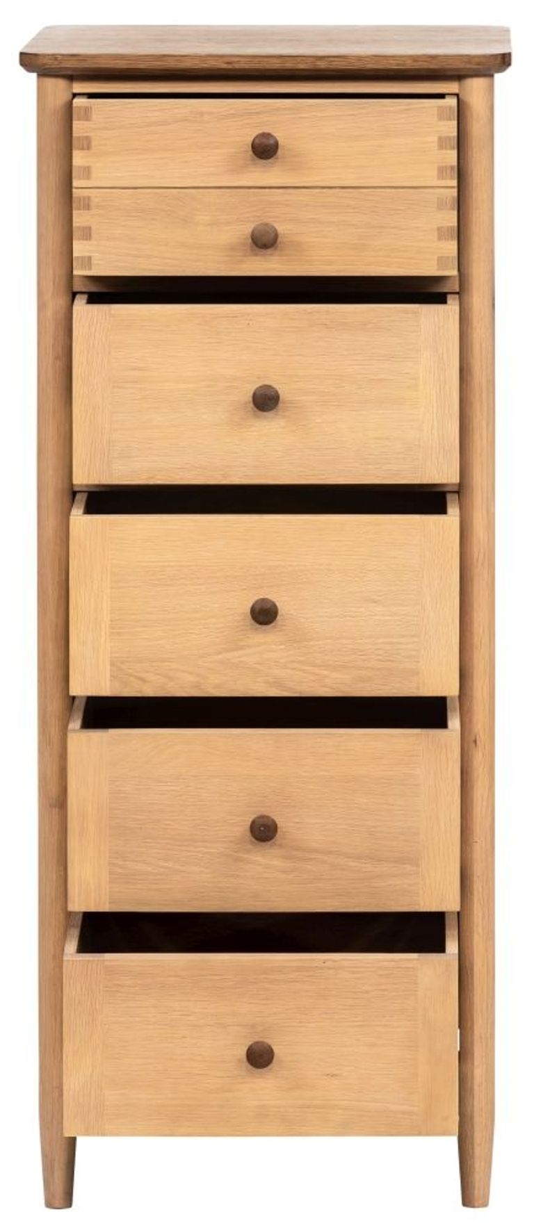 Grace Natural Oak 5 Drawer Chest