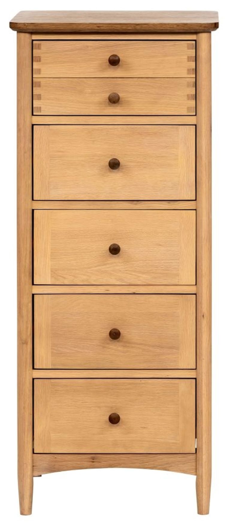 Grace Natural Oak 5 Drawer Chest