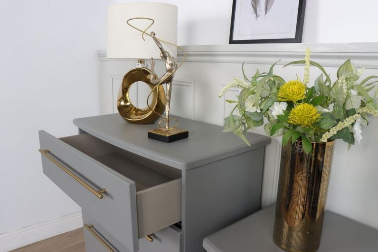 Haworth Grey 4 Drawer Chest