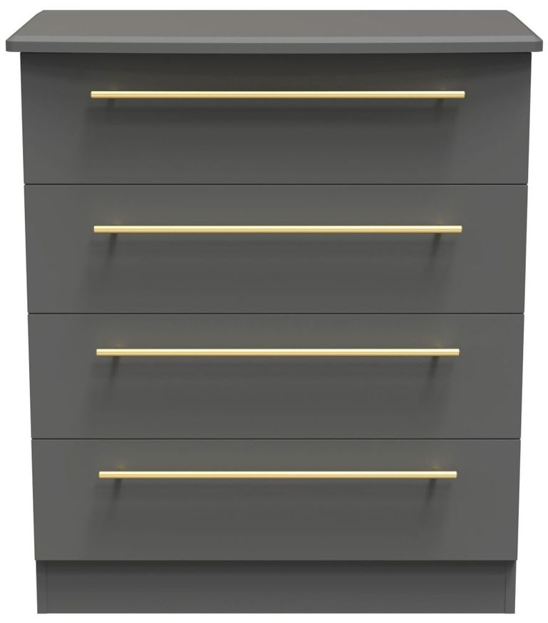 Haworth Grey 4 Drawer Chest