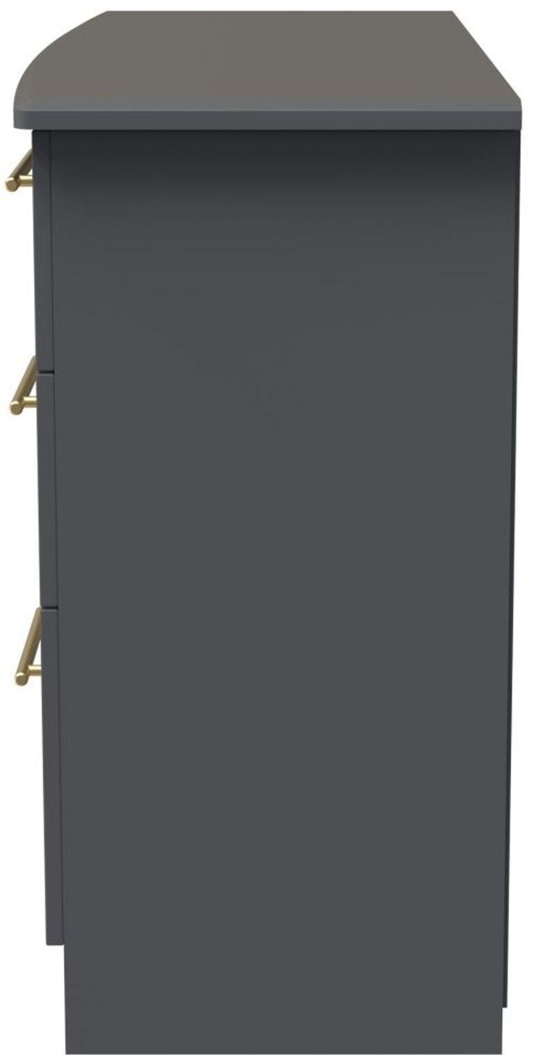 Haworth Grey 6 Drawer Midi Chest